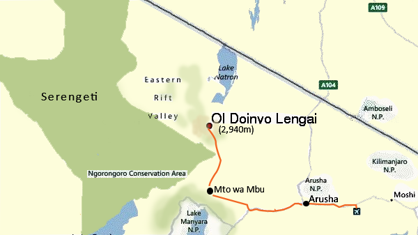 Marangu Route Map